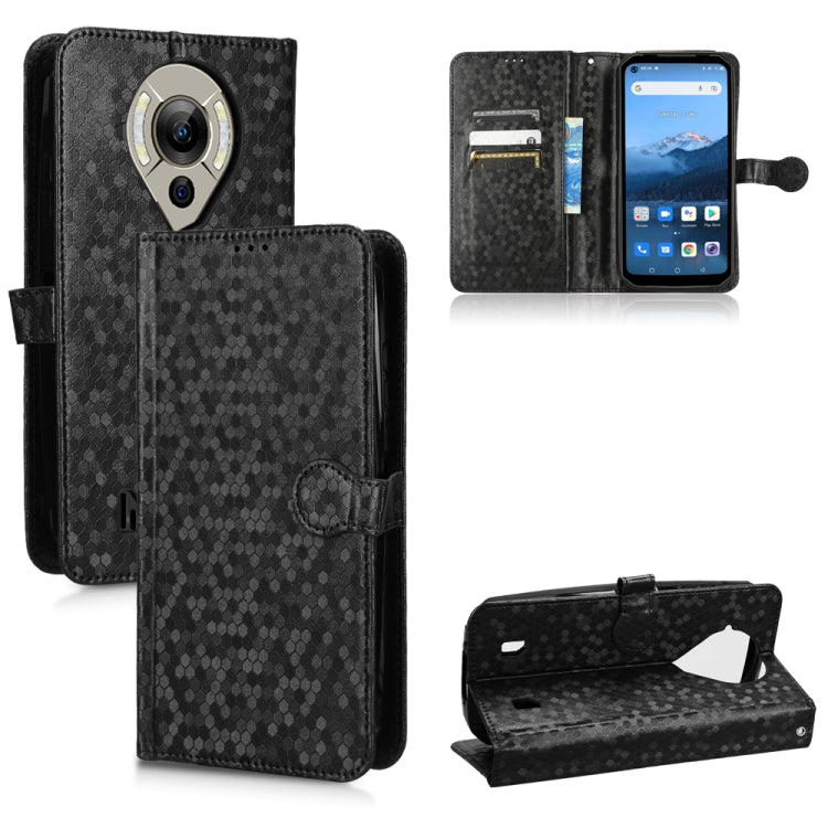 For Oukitel WP16 Honeycomb Dot Texture Leather Phone Case