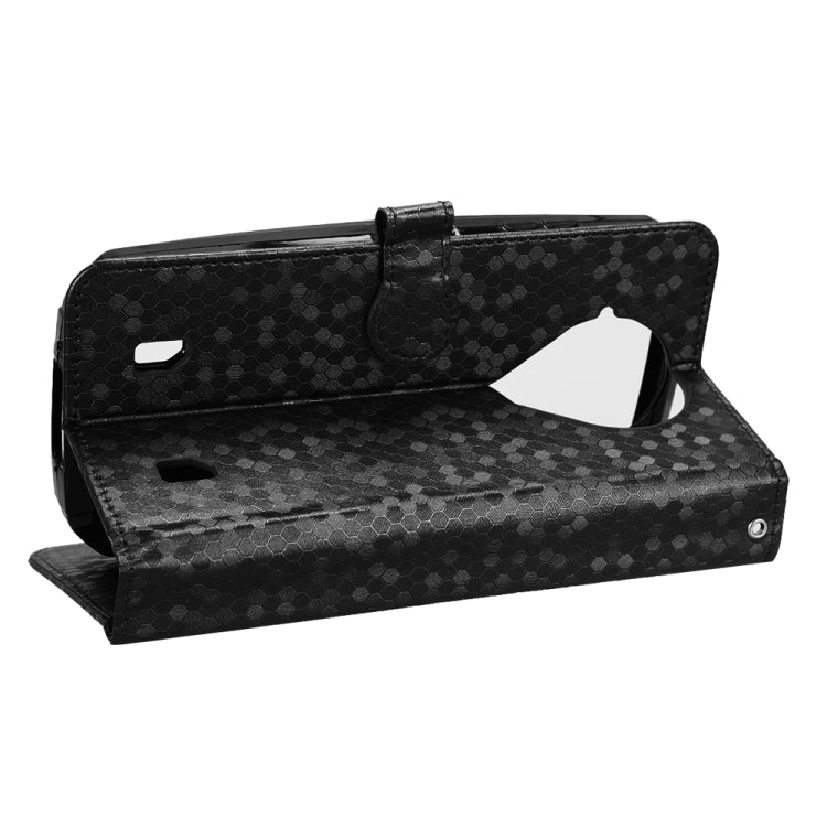 For Oukitel WP16 Honeycomb Dot Texture Leather Phone Case