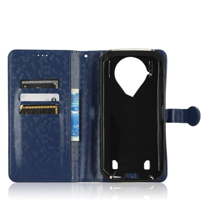 For Oukitel WP16 Honeycomb Dot Texture Leather Phone Case