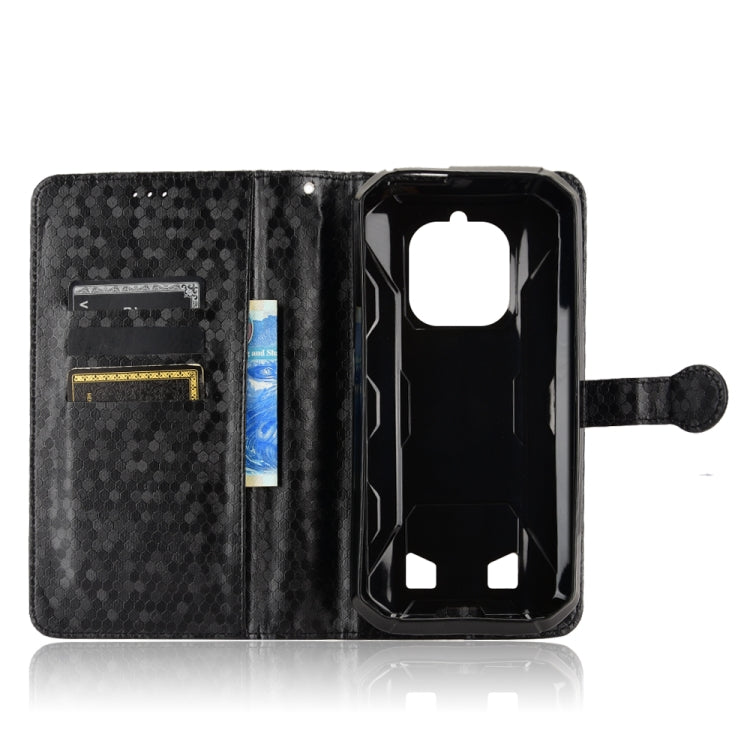 For Oukitel WP18 Honeycomb Dot Texture Leather Phone Case