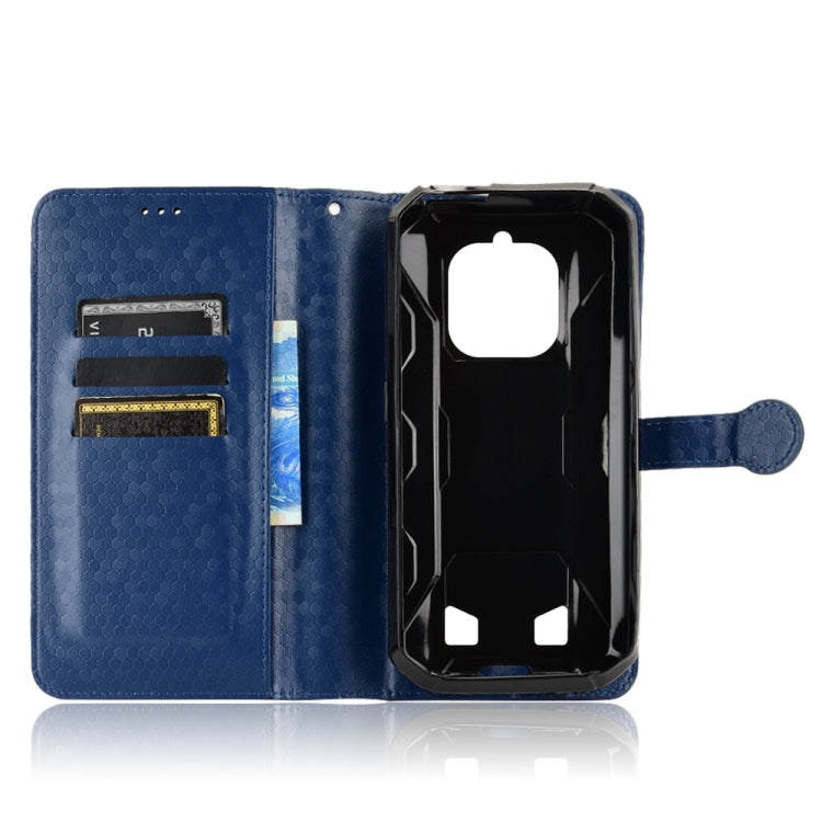 For Oukitel WP18 Honeycomb Dot Texture Leather Phone Case