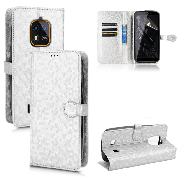 For Oukitel WP18 Honeycomb Dot Texture Leather Phone Case
