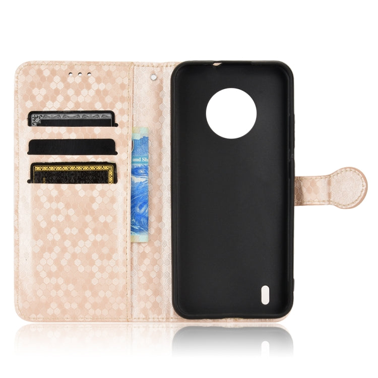 For Nokia C200 Honeycomb Dot Texture Leather Phone Case