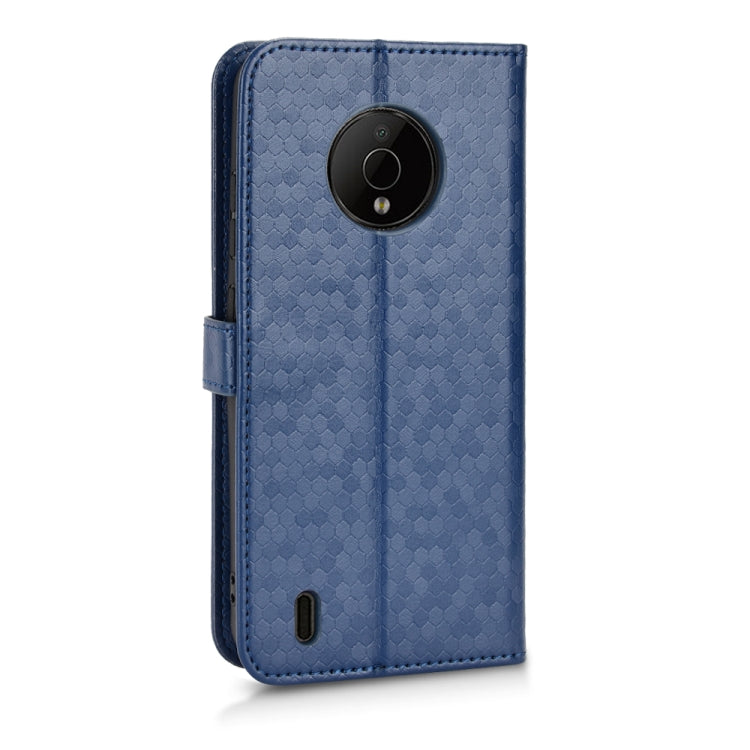 For Nokia C200 Honeycomb Dot Texture Leather Phone Case