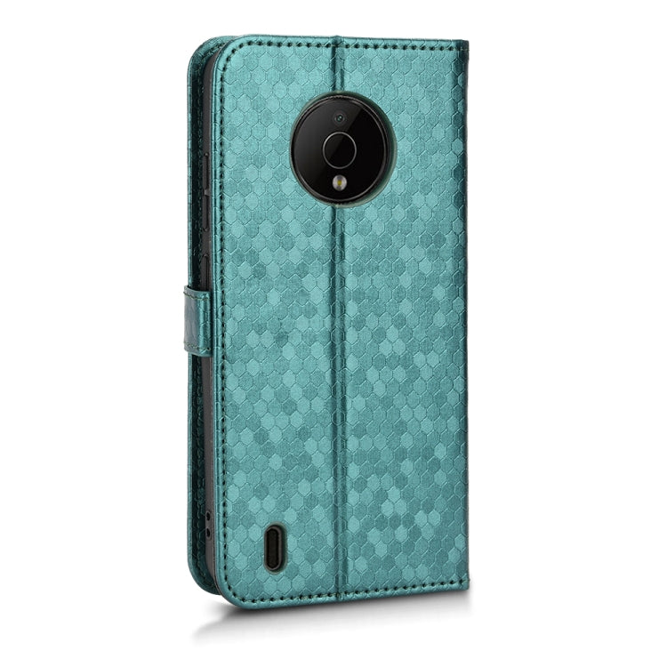 For Nokia C200 Honeycomb Dot Texture Leather Phone Case
