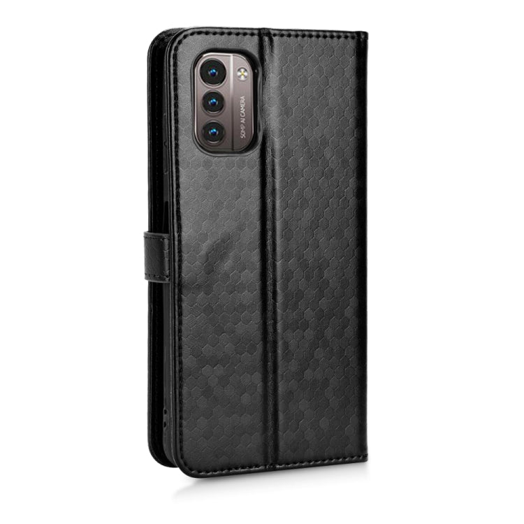 For Nokia G21 Honeycomb Dot Texture Leather Phone Case