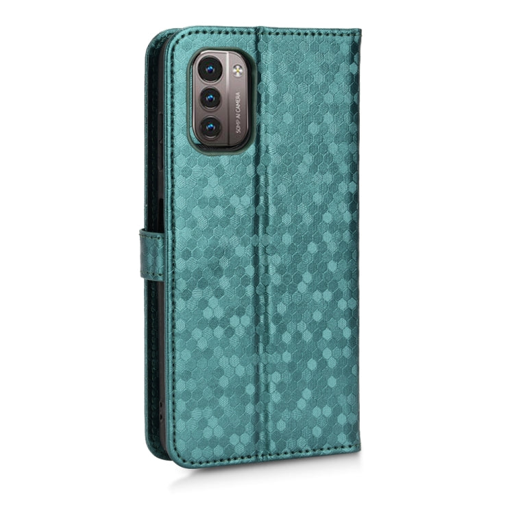 For Nokia G21 Honeycomb Dot Texture Leather Phone Case
