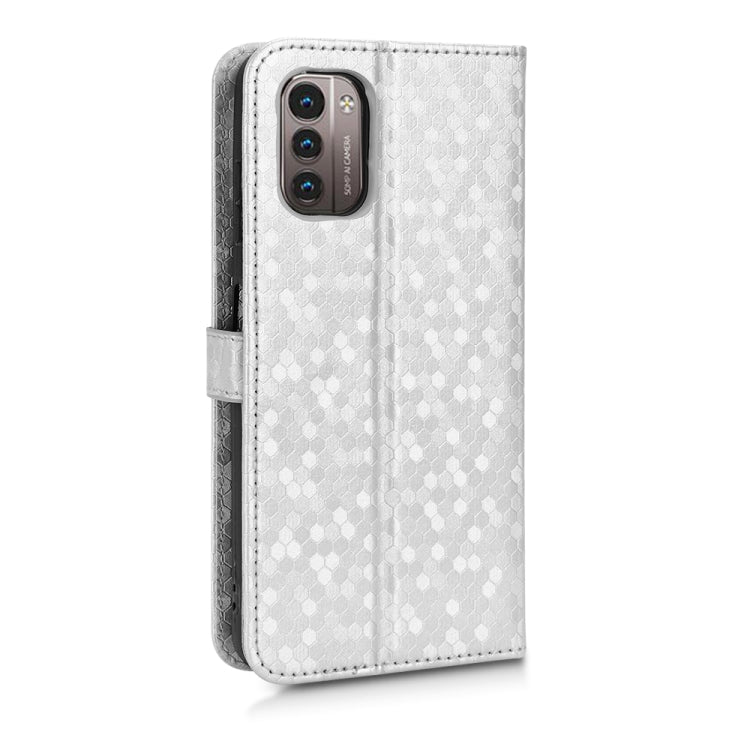 For Nokia G21 Honeycomb Dot Texture Leather Phone Case