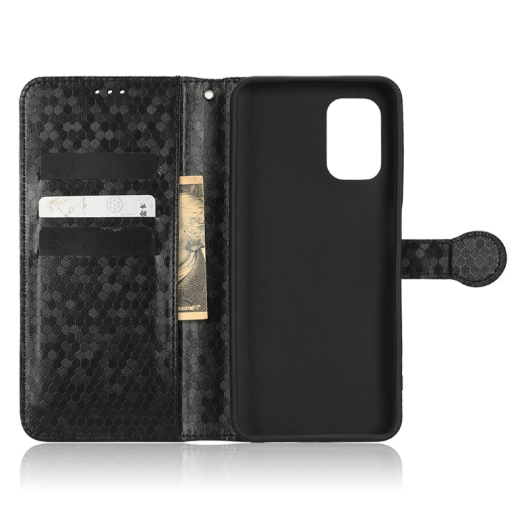 For Nokia G60 5G Honeycomb Dot Texture Leather Phone Case