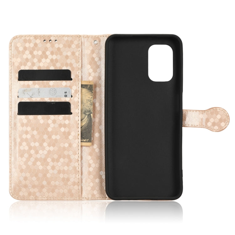 For Nokia G60 5G Honeycomb Dot Texture Leather Phone Case