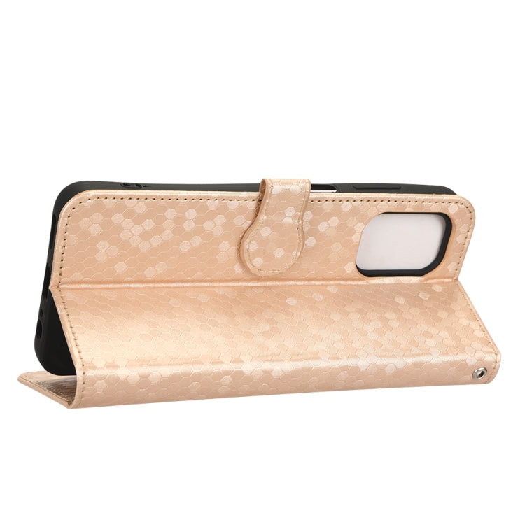For Nokia G60 5G Honeycomb Dot Texture Leather Phone Case