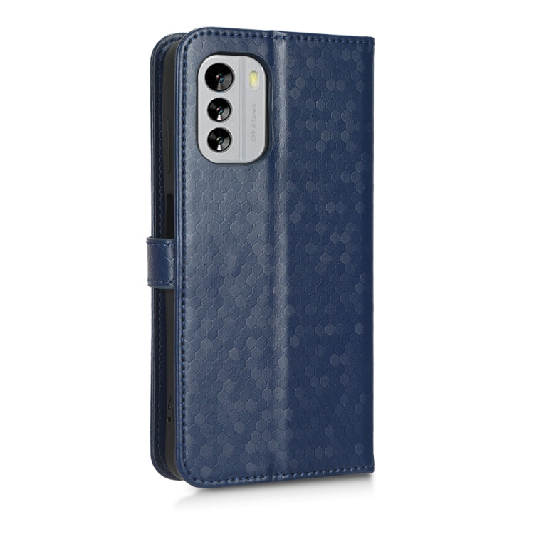 For Nokia G60 5G Honeycomb Dot Texture Leather Phone Case