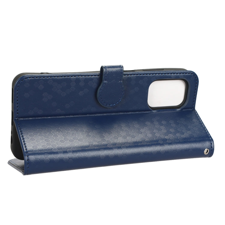 For Nokia G60 5G Honeycomb Dot Texture Leather Phone Case