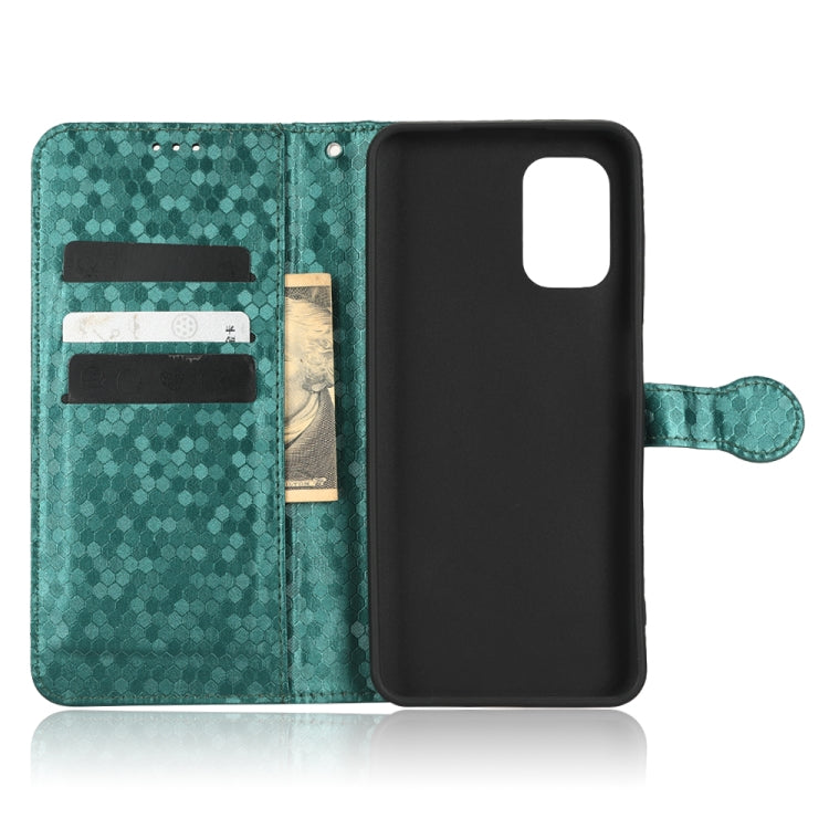 For Nokia G60 5G Honeycomb Dot Texture Leather Phone Case