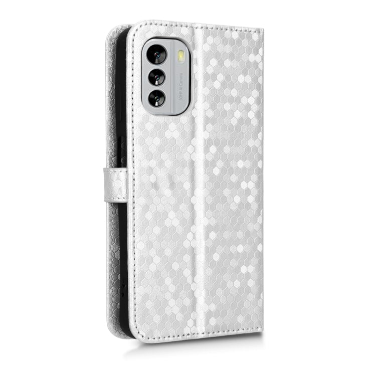 For Nokia G60 5G Honeycomb Dot Texture Leather Phone Case