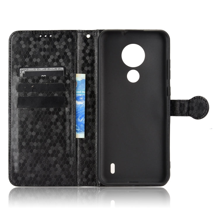 For Nokia C21 Honeycomb Dot Texture Leather Phone Case