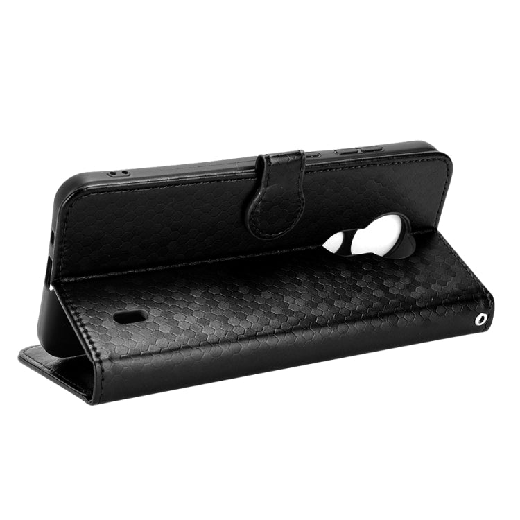 For Nokia C21 Honeycomb Dot Texture Leather Phone Case