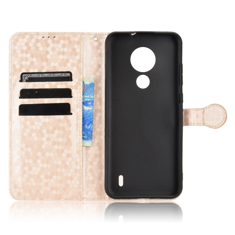 For Nokia C21 Honeycomb Dot Texture Leather Phone Case