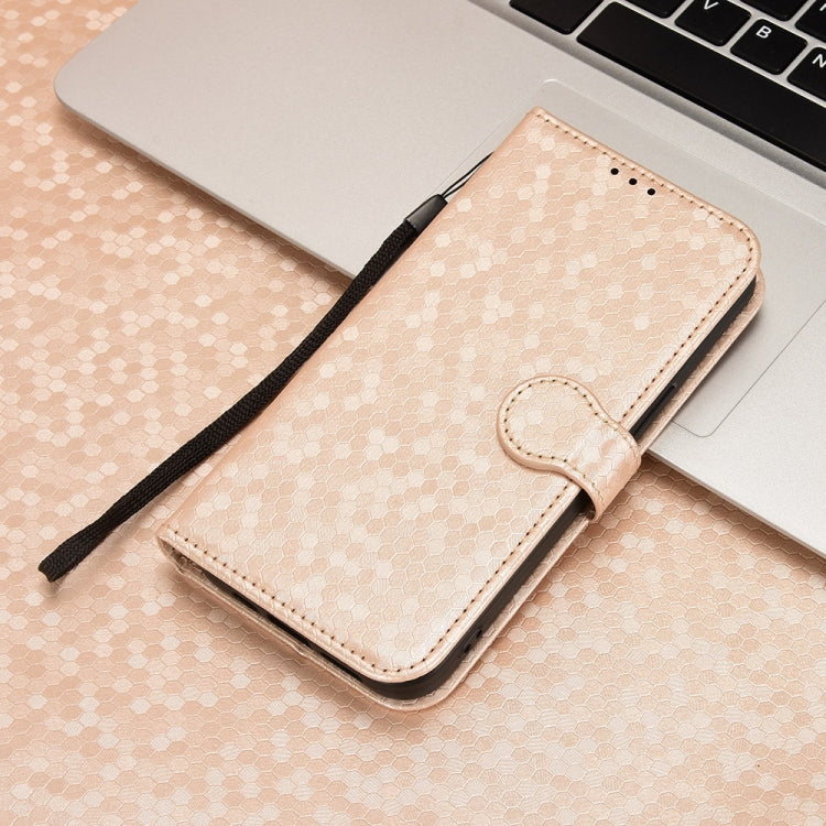 For Nokia C21 Honeycomb Dot Texture Leather Phone Case