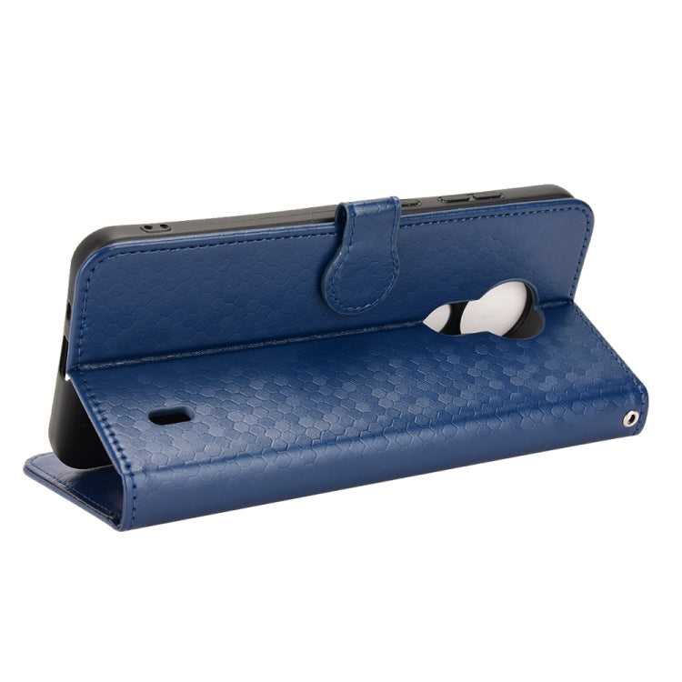 For Nokia C21 Honeycomb Dot Texture Leather Phone Case