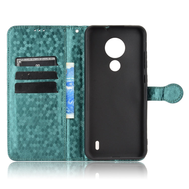 For Nokia C21 Honeycomb Dot Texture Leather Phone Case