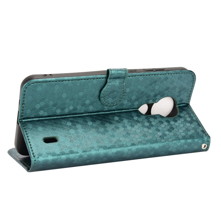 For Nokia C21 Honeycomb Dot Texture Leather Phone Case