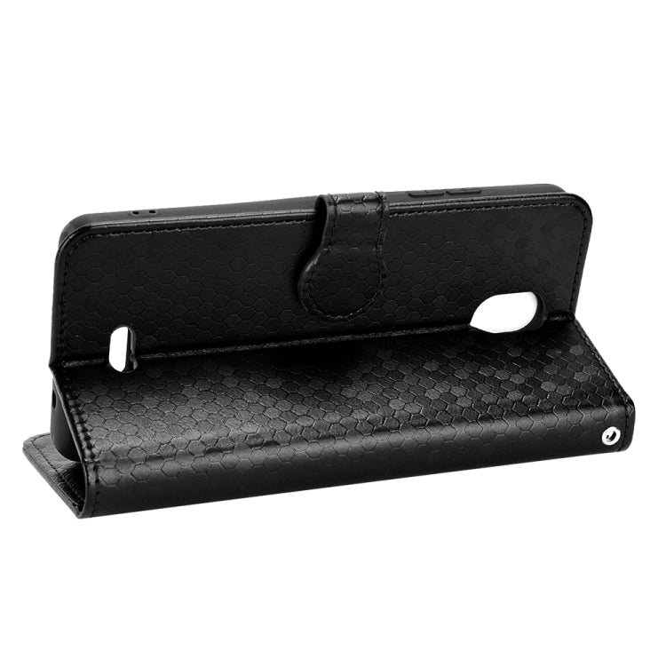 For Nokia C100 Honeycomb Dot Texture Leather Phone Case