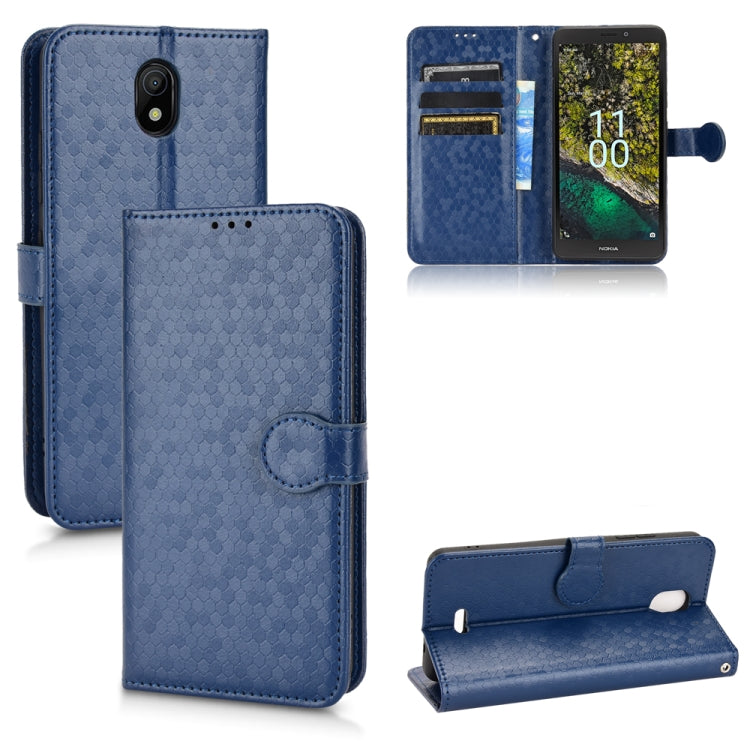 For Nokia C100 Honeycomb Dot Texture Leather Phone Case