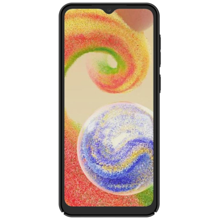 For Samsung Galaxy A04 NILLKIN Black Mirror Series Camshield PC Phone Case