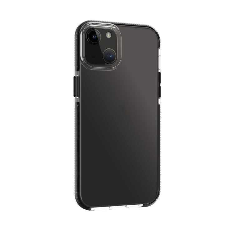 For iPhone 14 Two-color Shockproof High Transparency TPU Phone Case