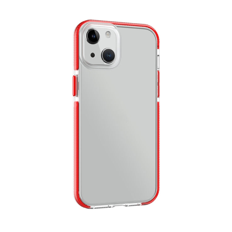 For iPhone 14 Two-color Shockproof High Transparency TPU Phone Case