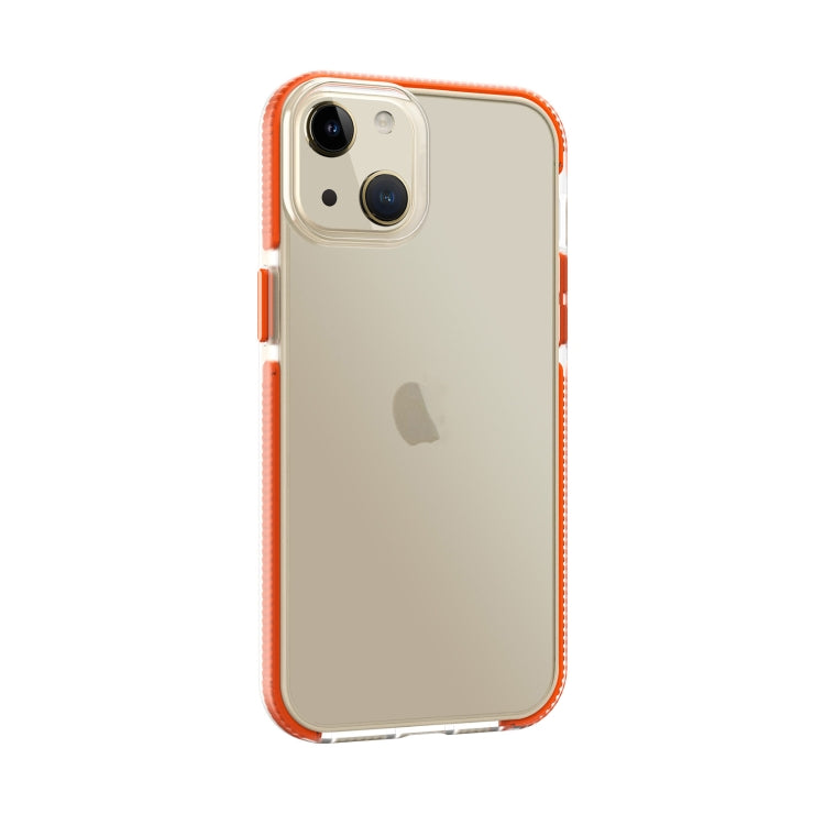 For iPhone 14 Plus Two-color Shockproof High Transparency TPU Phone Case