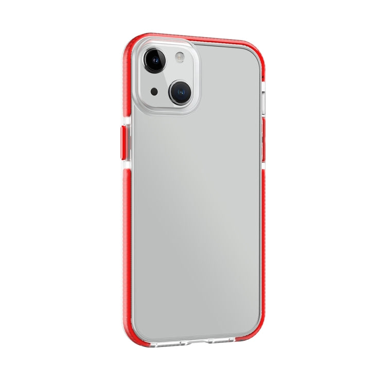 For iPhone 14 Plus Two-color Shockproof High Transparency TPU Phone Case