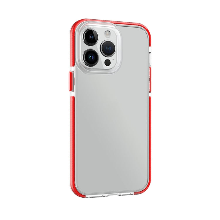 For iPhone 14 Pro Two-color Shockproof High Transparency TPU Phone Case