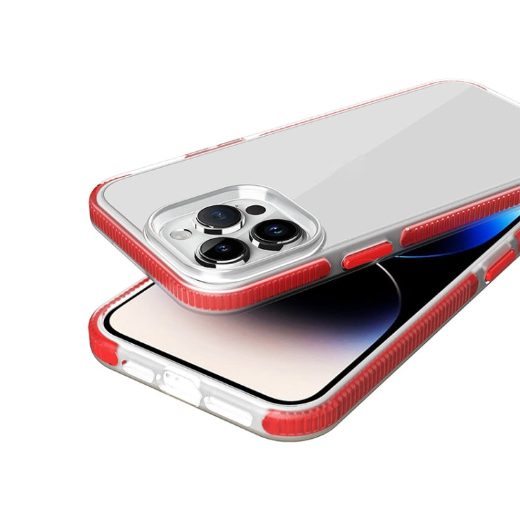For iPhone 14 Pro Two-color Shockproof High Transparency TPU Phone Case