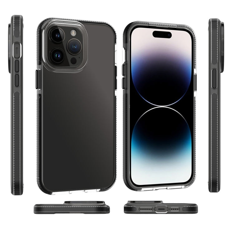 For iPhone 14 Pro Max Two-color Shockproof High Transparency TPU Phone Case