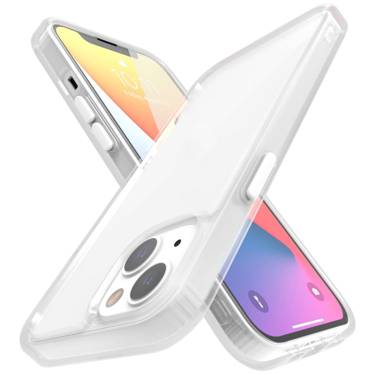 For iPhone 14 Plus Kingsteel Wolf Glass Protective Phone Case