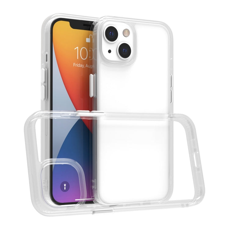For iPhone 14 Kingsteel Wolf Glass Protective Phone Case