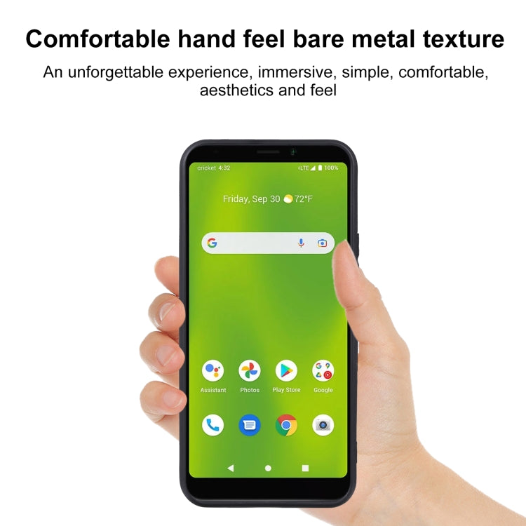 For Cricket Debut Smart TPU Phone Case(Black)