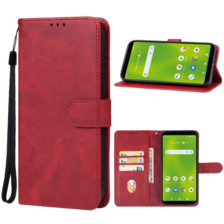 For Cricket Debut Smart Leather Phone Case
