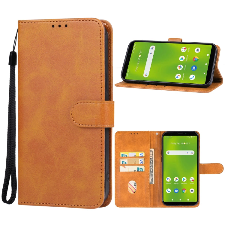 For Cricket Debut Smart Leather Phone Case
