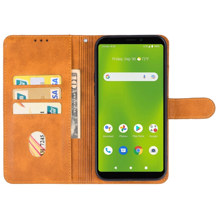 For Cricket Debut Smart Leather Phone Case