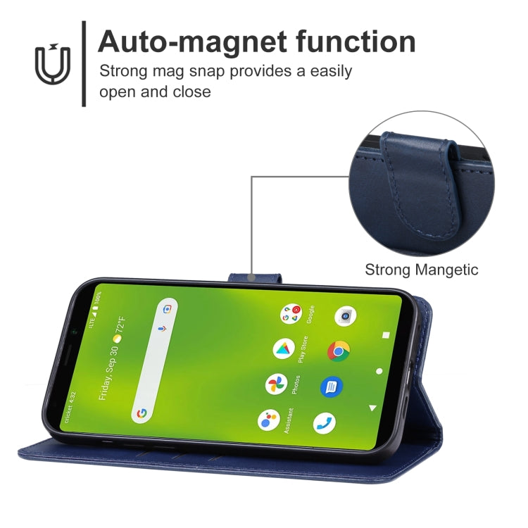 For Cricket Debut Smart Leather Phone Case