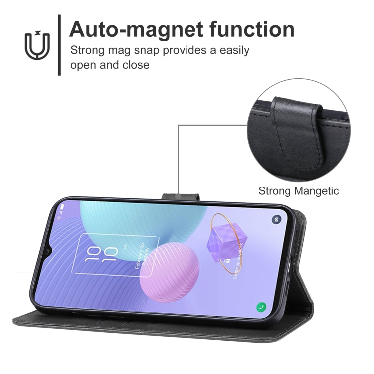 For TCL 405 / 406 / T506D Leather Phone Case
