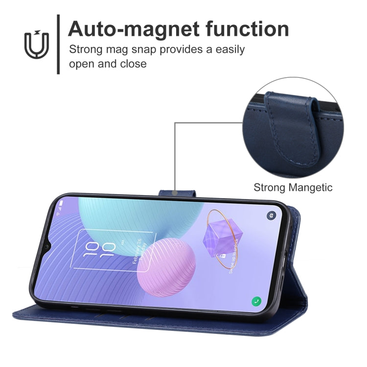 For TCL 405 / 406 / T506D Leather Phone Case
