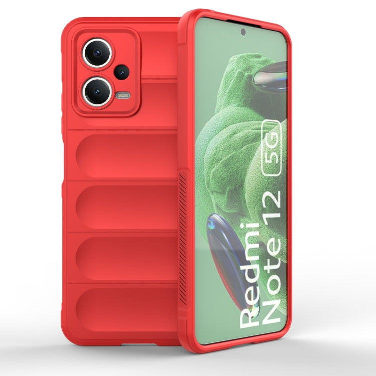 For Xiaomi Redmi Note 12 5G /  Note 12 5G India Magic Shield TPU + Flannel Phone Case