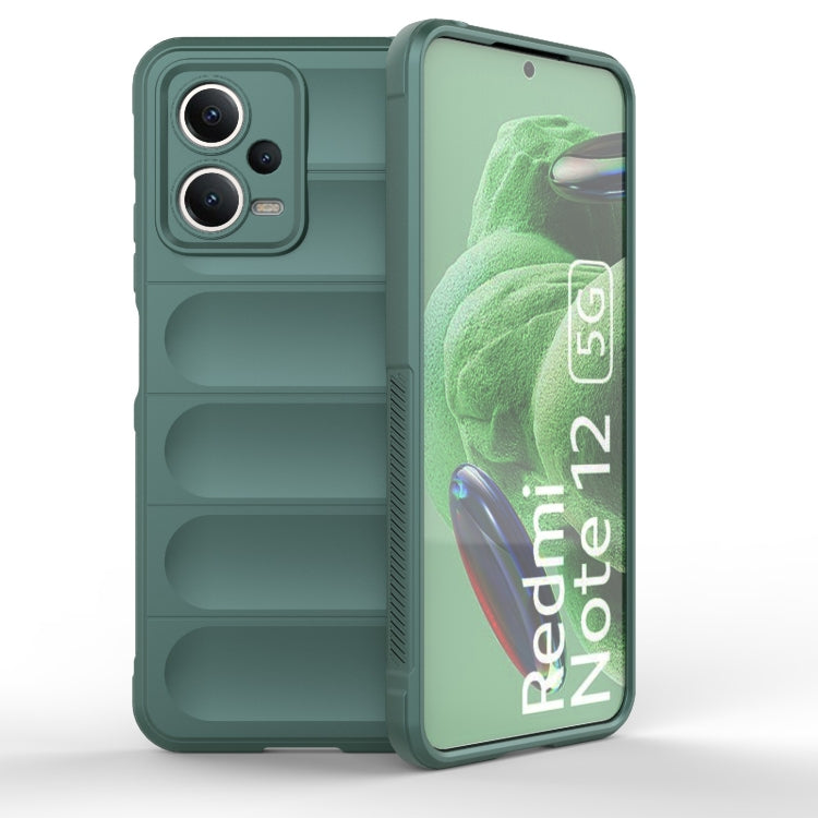 For Xiaomi Redmi Note 12 5G /  Note 12 5G India Magic Shield TPU + Flannel Phone Case
