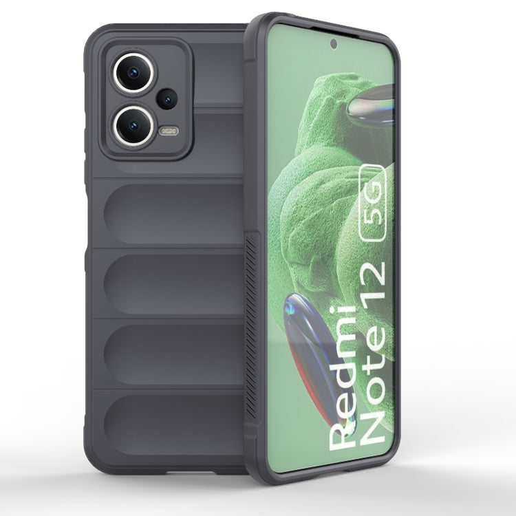 For Xiaomi Redmi Note 12 5G /  Note 12 5G India Magic Shield TPU + Flannel Phone Case