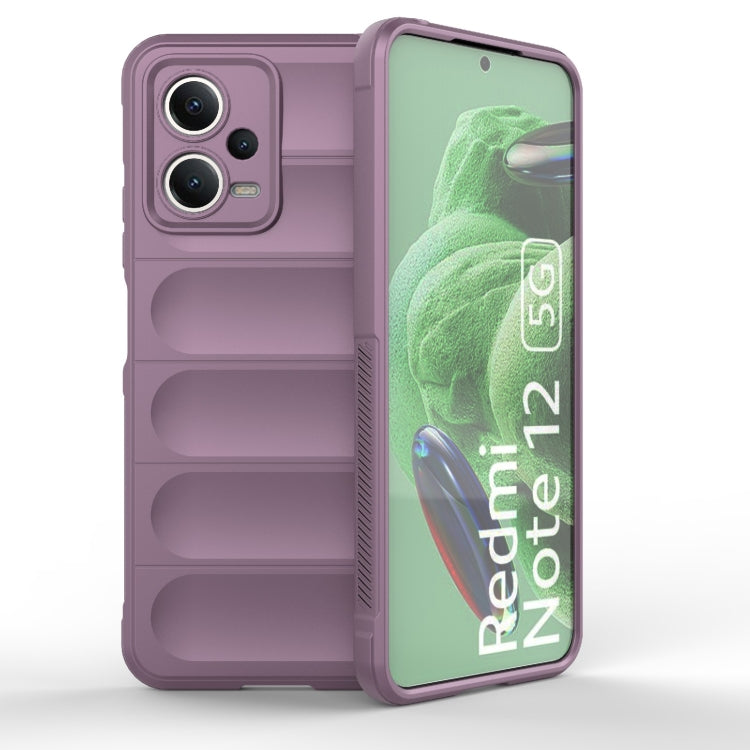 For Xiaomi Redmi Note 12 5G /  Note 12 5G India Magic Shield TPU + Flannel Phone Case