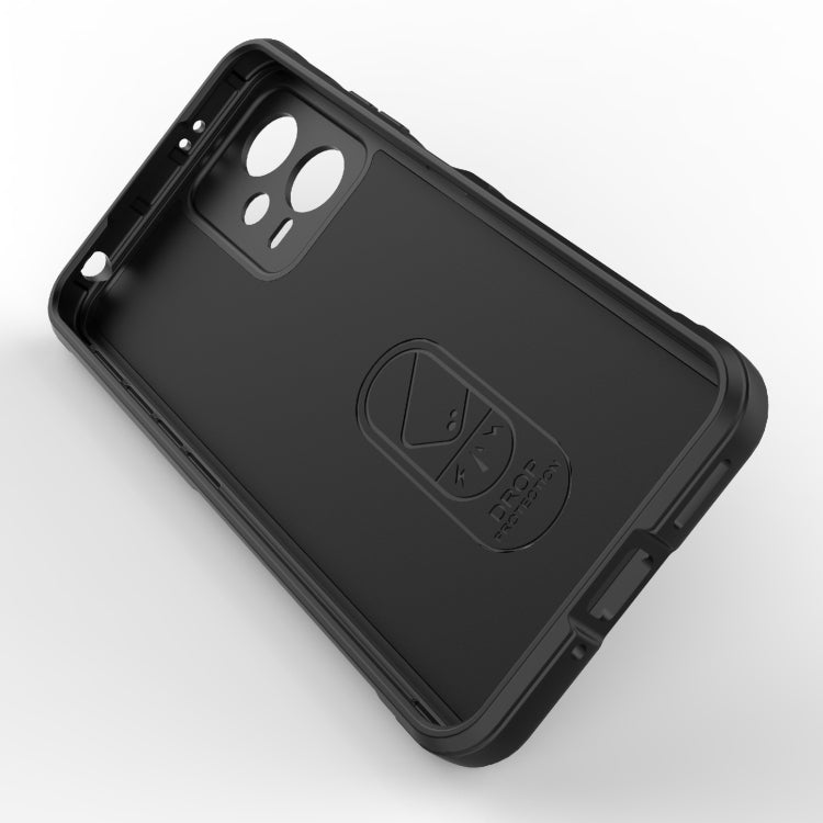 For Xiaomi Redmi Note 12 5G /  Note 12 5G India Magic Shield TPU + Flannel Phone Case